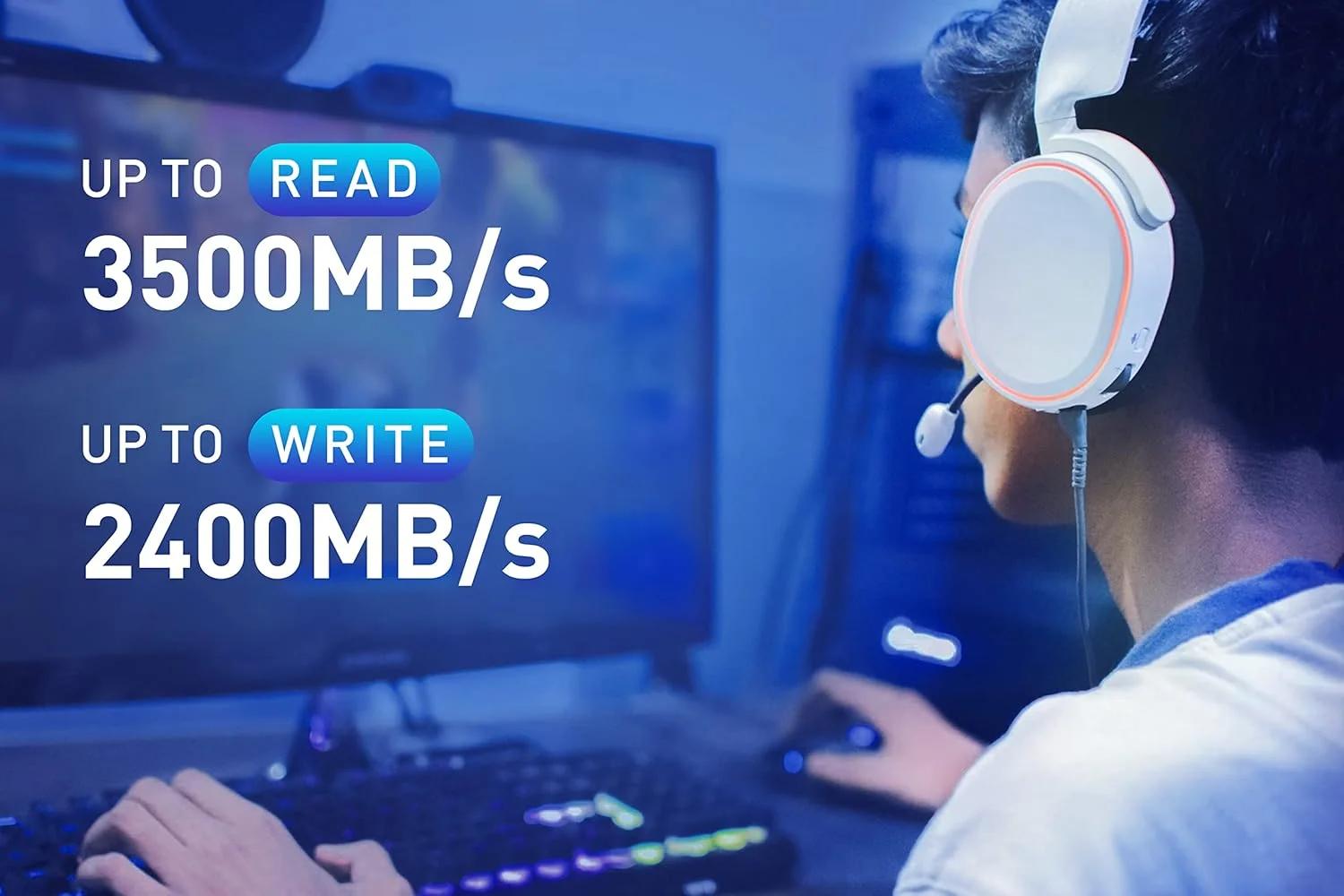 حافظه اس اس دی Lexar NM620 با ظرفیت 512 گیگابایت، M.2 2280 PCIe Gen3x4 NVMe 1.4 داخلی، سرعت خواندن تا 3500 مگابایت بر ثانیه، سرعت نوشتن 2400 مگابایت بر ثانیه، فلش 3D NAND درایو حالت جامد داخلی برای علاقه مندان به کامپیوتر و گیمرها (LNM620X512G-RNNNG)