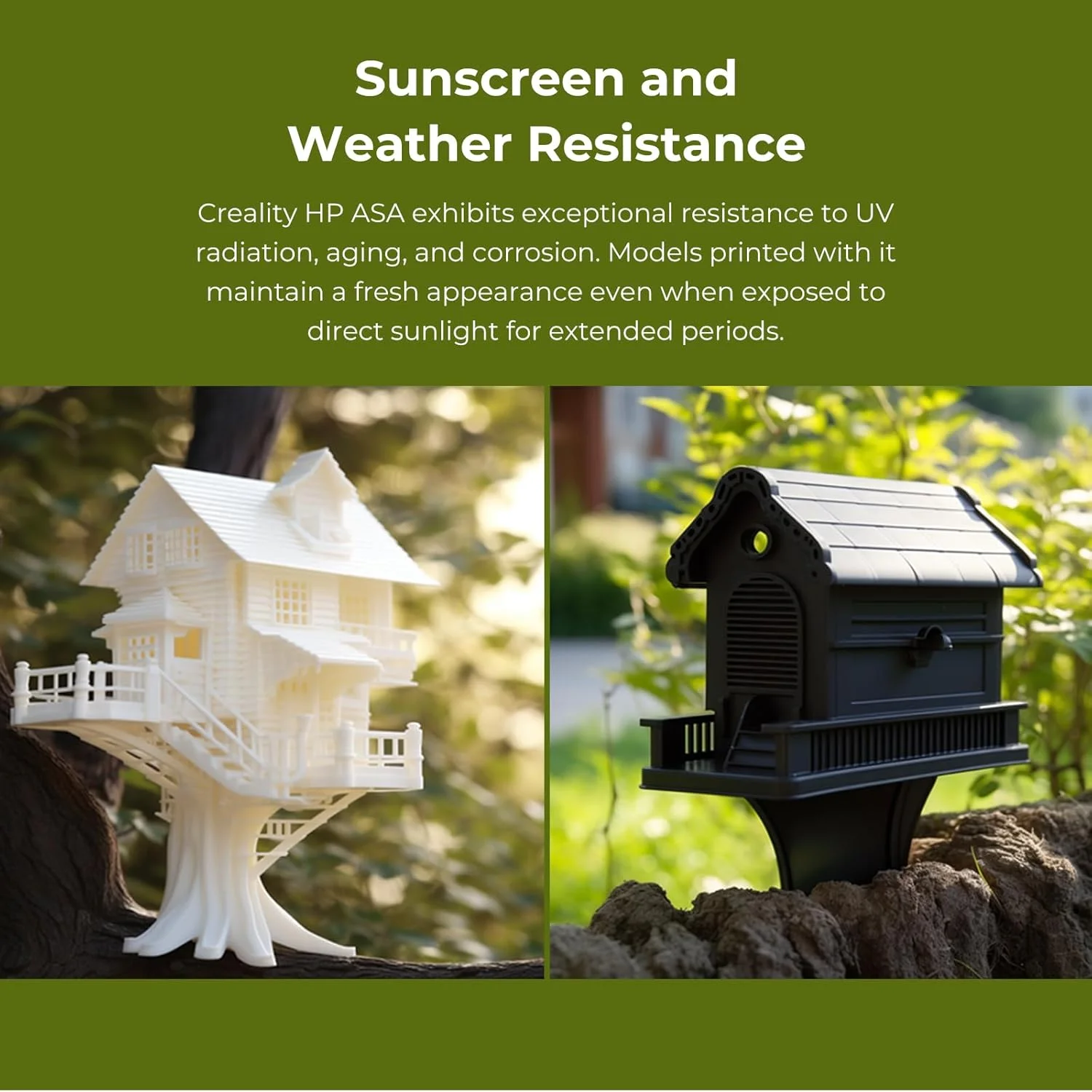 فیلامنت ASA کرالیتی 1.75 میلی متر، اسپول 1 کیلوگرمی (2.2 پوند)، فیلامنت پرینتر سه بعدی، تحمل دمای بالا - فیلامنت ASA مناسب برای چاپ قطعات کاربردی فضای باز، دقت ابعادی +/- 0.03 میلی متر