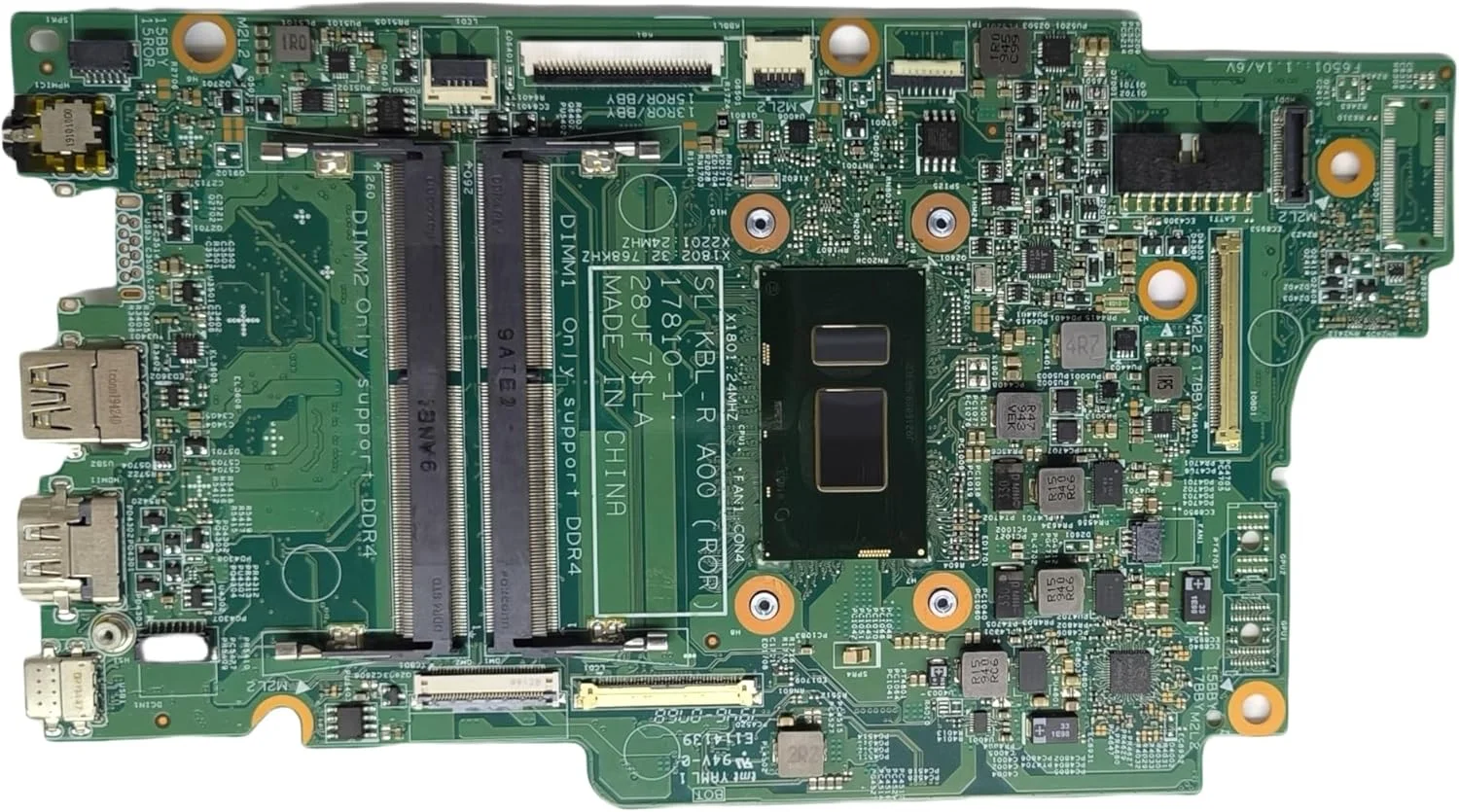 مادربرد جایگزین لپ تاپ SL KBL-R A00 (ROR) 17810-1 برای Dell Latitude 3390 2-in-1 با پردازنده i3-7020U شماره قطعه 0J8NR3 J8NR3