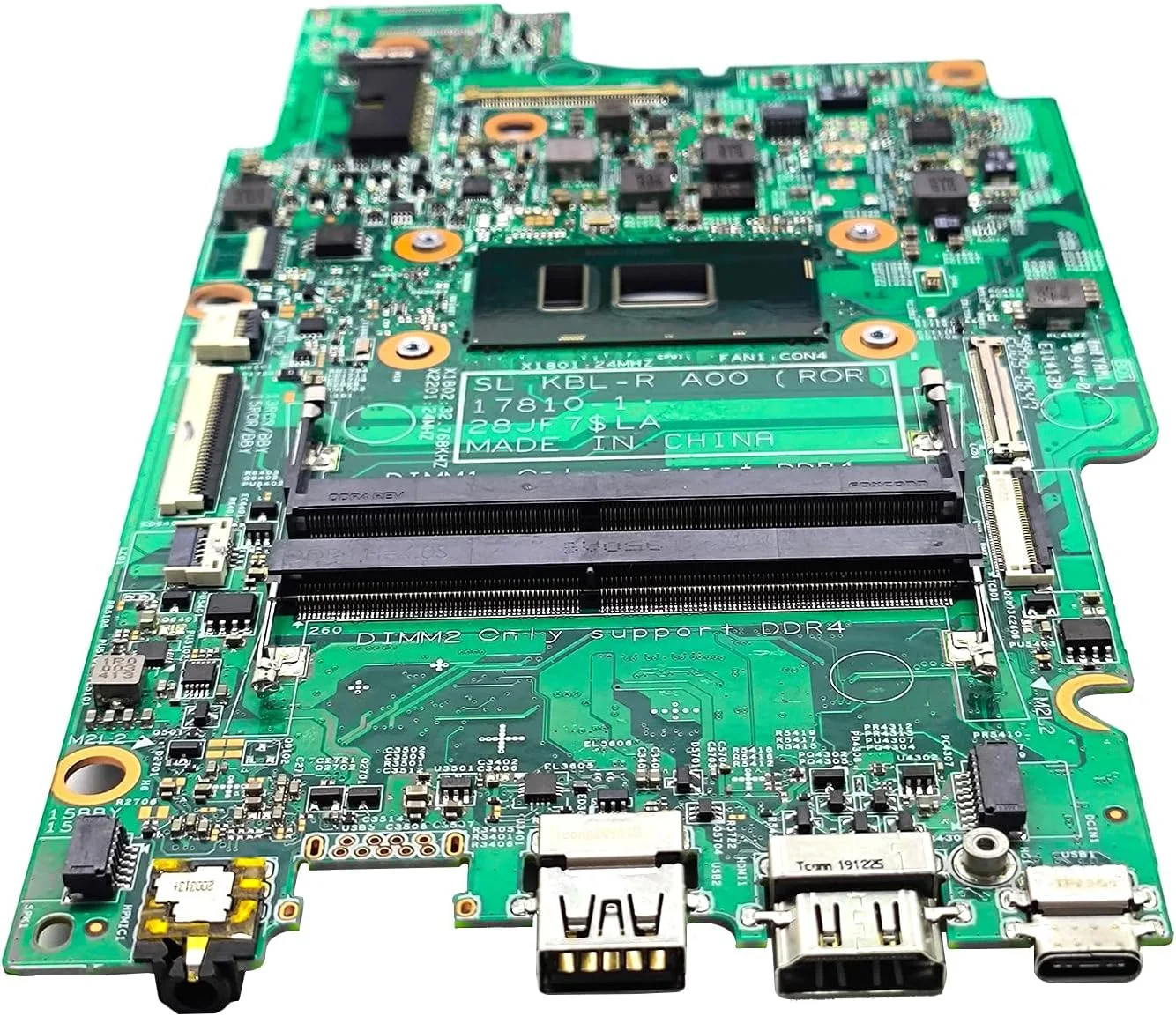 مادربرد جایگزین لپ تاپ SL KBL-R A00 (ROR) 17810-1 برای Dell Latitude 3390 2-in-1، پردازنده 4415U، شماره قطعه 02J4JT 2J4JT مادربرد جایگزین لپ تاپ SL KBL-R A00 (ROR) 17810-1 برای Dell Latitude 3390 2-in-1، پردازنده 4415U، شماره قطعه 02J4JT 2J4JT