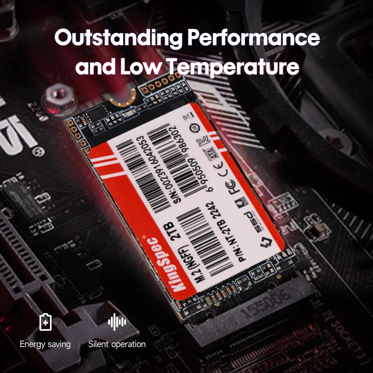 درایو حالت جامد داخلی 256 گیگابایتی SATA III 6Gb/s M.2 2242 - درایو پرسرعت برای کامپیوتر رومیزی و لپ تاپ - 3D NAND، سرعت خواندن 580 مگابایت بر ثانیه، سرعت نوشتن 547 مگابایت بر ثانیه درایو حالت جامد داخلی 256 گیگابایتی SATA III 6Gb/s M.2 2242 - درایو پرسرعت برای کامپیوتر رومیزی و لپ تاپ - 3D NAND، سرعت خواندن 580 مگابایت بر ثانیه، سرعت نوشتن 547 مگابایت بر ثانیه