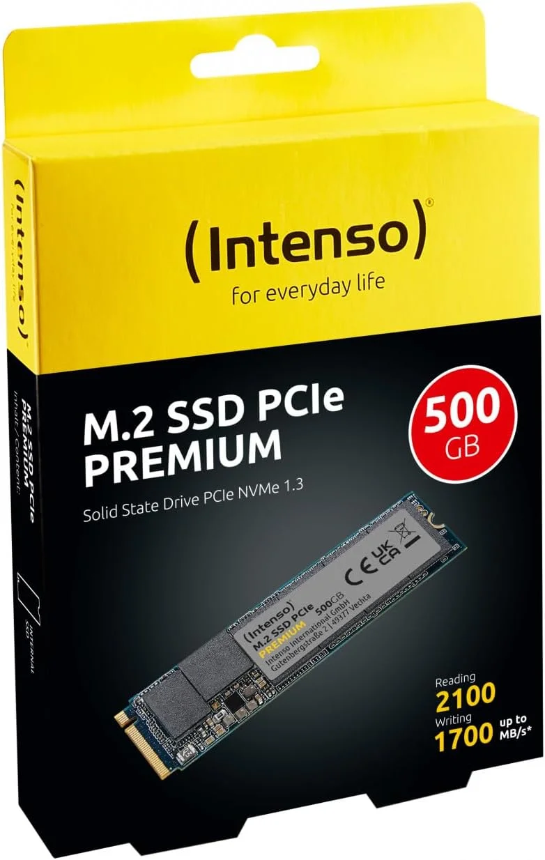 اینتنسو SSD M.2 500GB Premium NVMe PCIe 3.0 x 4