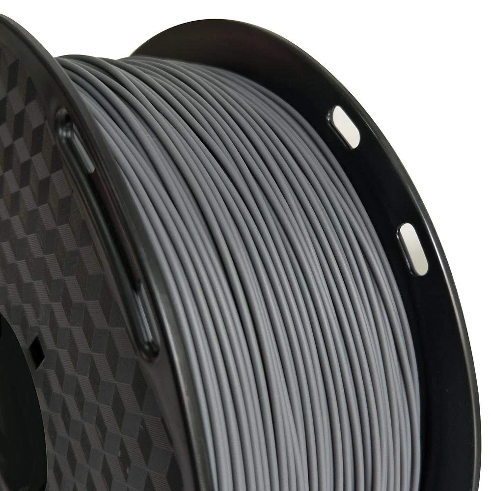 فیلامنت PLA خاکستری تخته سنگی CC3D Max، ۱.۷۵ میلی متر، ۱ کیلوگرم، قرقره ۲.۲ پوندی، مواد چاپ سه بعدی، قوی تر از PLA معمولی، رنگ خاکستری
