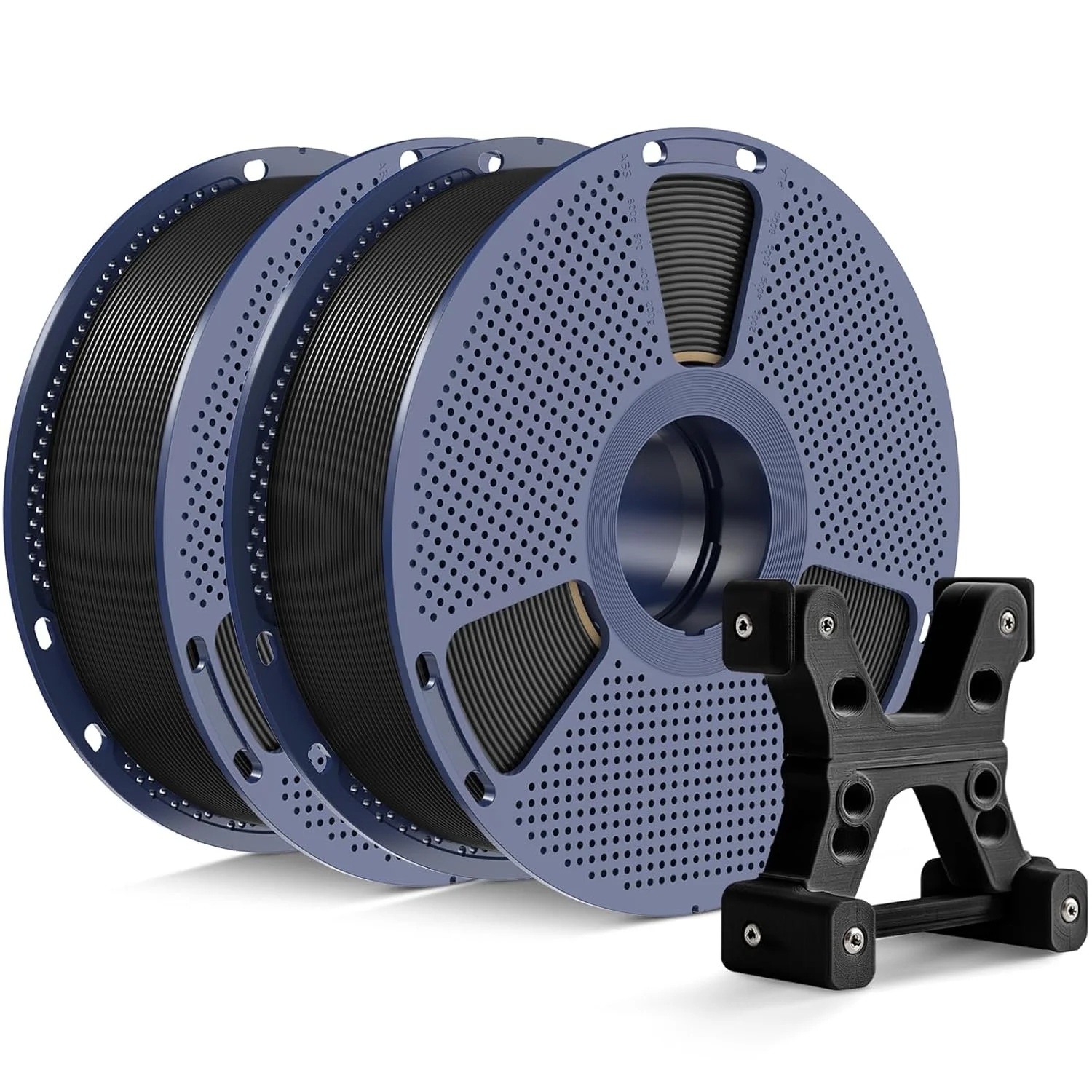 فیلامنت PETG رسمی سانلو، 1.75 میلی متر، بسته 2 کیلوگرمی (4.4 پوند) فیلامنت پرینتر سه بعدی، چقرمگی قوی، چسبندگی بهتر لایه ها، دقت ابعادی +/- 0.02 میلی متر، مشکی + مشکی