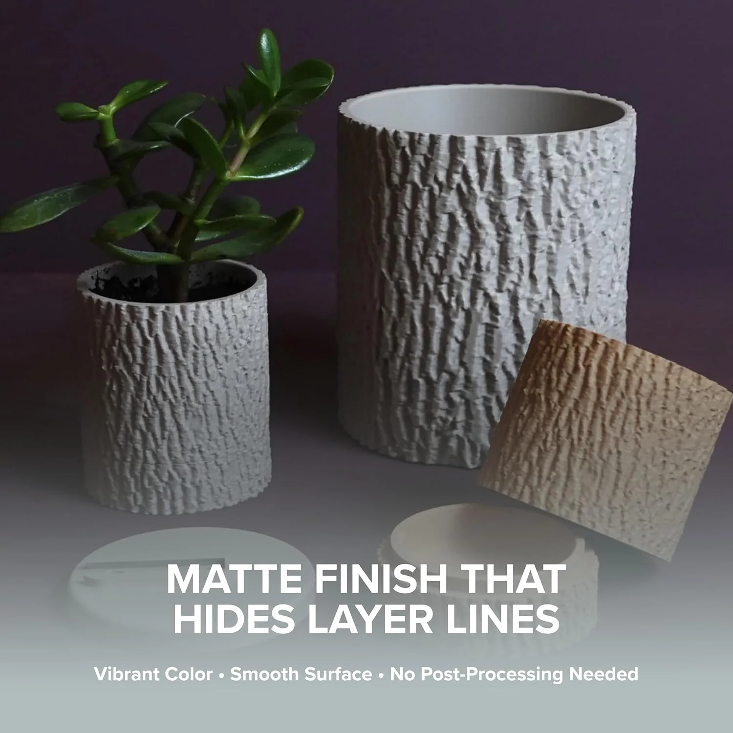 فیلامنت PLA مات چند رنگی Polymaker، سفید مات 1.75 میلی‌متری 1 کیلوگرمی، مناسب برای اکثر پرینترهای سه بعدی FDM، قرقره 1 کیلوگرمی (2.2 پوند)