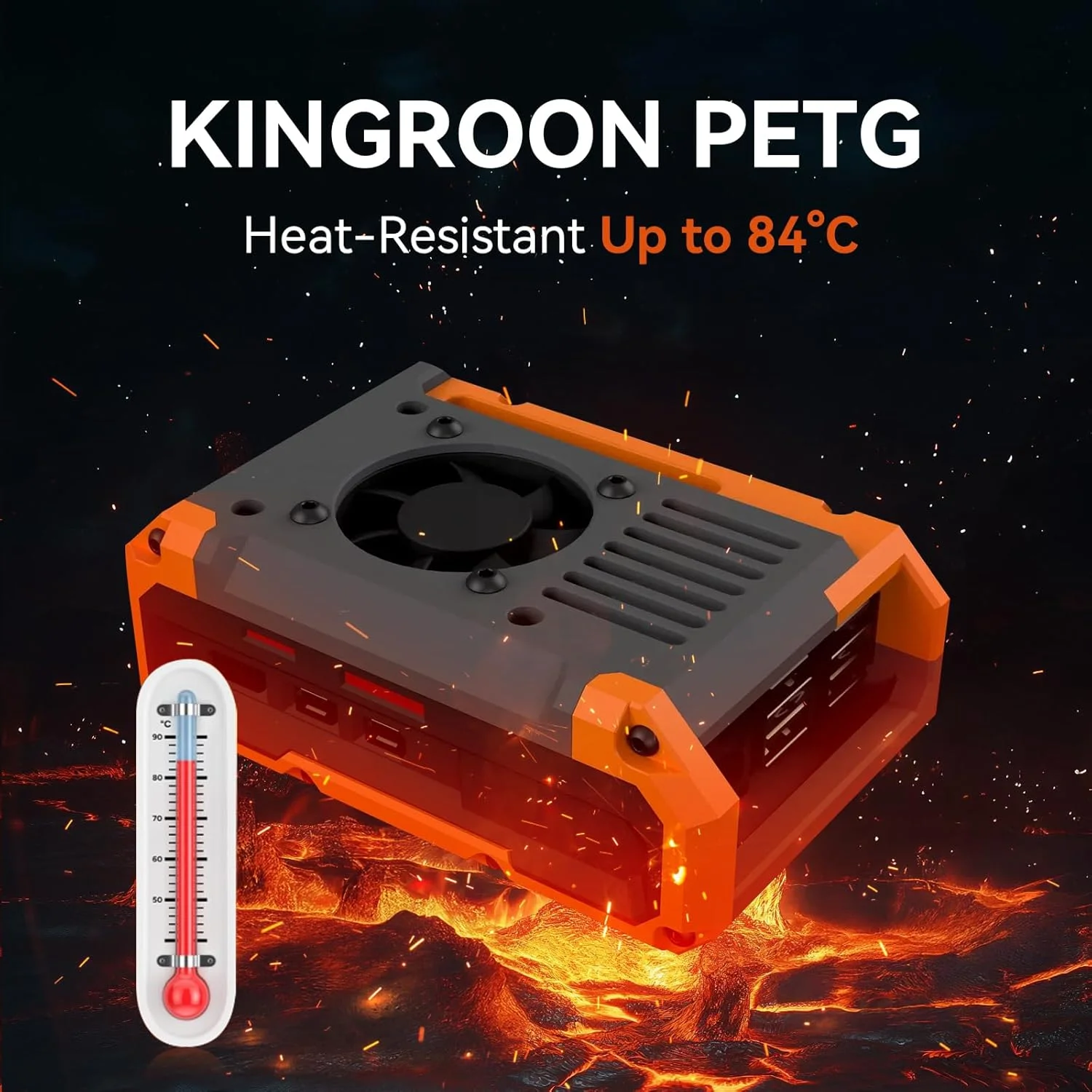 فیلامنت پرینتر سه بعدی PETG کینگروون، 10 رول، دقت ابعادی +/- 0.03 میلی متر، 1 کیلوگرم (2.2 پوند)، 1.75 میلی متر، 10 کیلوگرم ده رنگ مشکی سفید خاکستری قرمز آبی سبز زرد نارنجی شفاف نقره ای