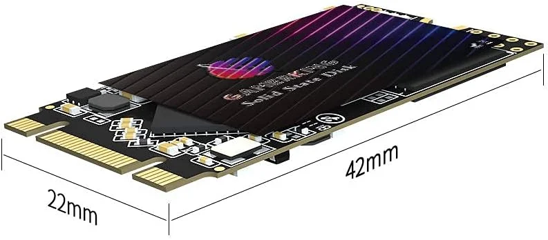 درایو حالت جامد داخلی گیمرکینگ SSD M.2 2242 با ظرفیت 1 ترابایت NGFF، هارد درایو با عملکرد بالا برای لپ تاپ رومیزی SATA III 6Gb/s M2 SSD (1 ترابایت، M.2 2242)