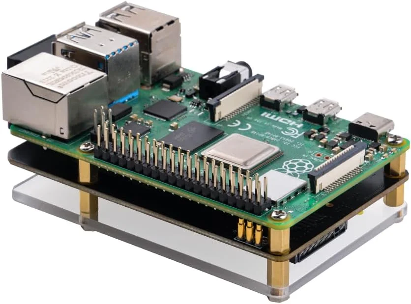 برد توسعه حافظه اس اس دی NVME مدل GeeekPi M.2 برای رزبری پای 4 (فقط از اس اس دی NVME مدل M.2 پشتیبانی می کند. رزبری پای یا اس اس دی NVME مدل M.2 شامل نمی شود)