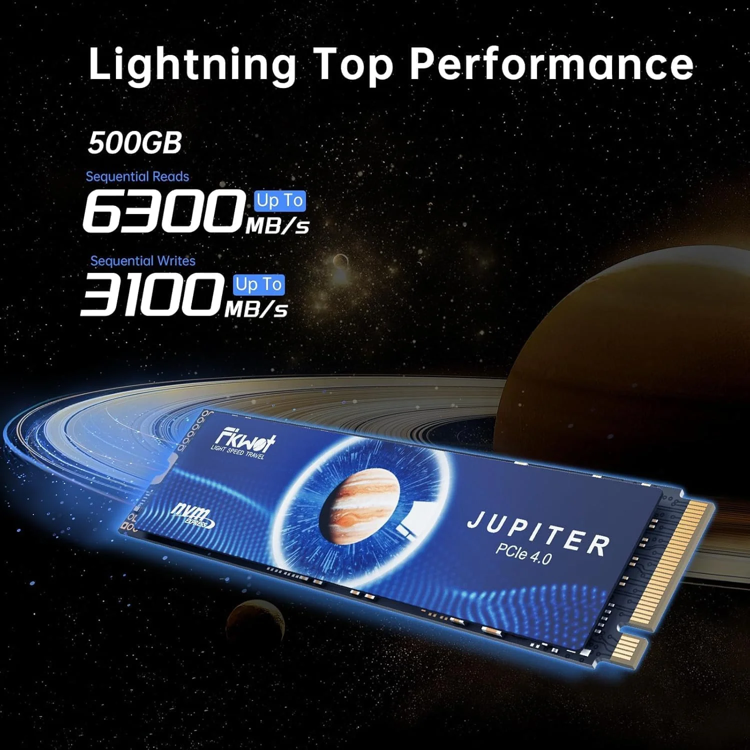 درایو حالت جامد M.2 NVMe PCIe 4.0 FX991 با ظرفیت 500 گیگابایت، سرعت تا 7100 مگابایت بر ثانیه، درایو حالت جامد داخلی برای لپ تاپ و کامپیوتر