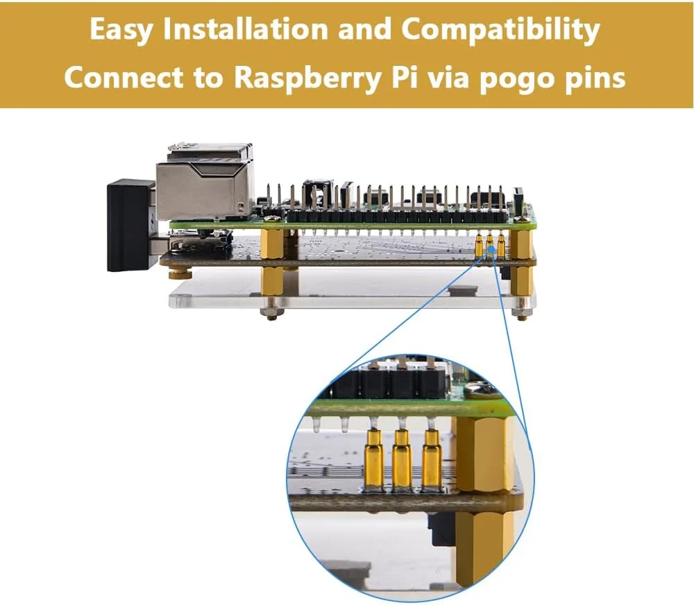 برد توسعه حافظه اس اس دی NVME مدل GeeekPi M.2 برای رزبری پای 4 (فقط از اس اس دی NVME مدل M.2 پشتیبانی می کند. رزبری پای یا اس اس دی NVME مدل M.2 شامل نمی شود)