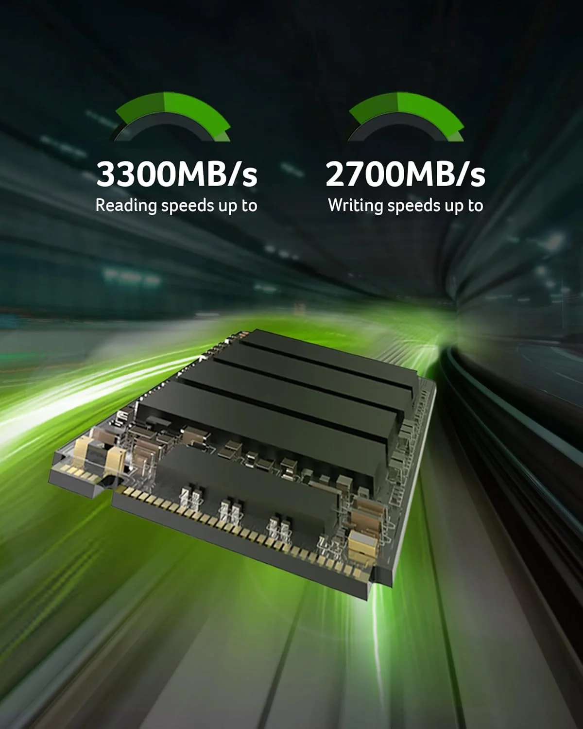 حافظه اس اس دی اینترنال Acer FA100 M.2 با ظرفیت 1 ترابایت، رابط PCIe GEN 3 x 4 NVMe 1.4 و تکنولوژی 3D TLC NAND - مدل BL.9BWWA.120