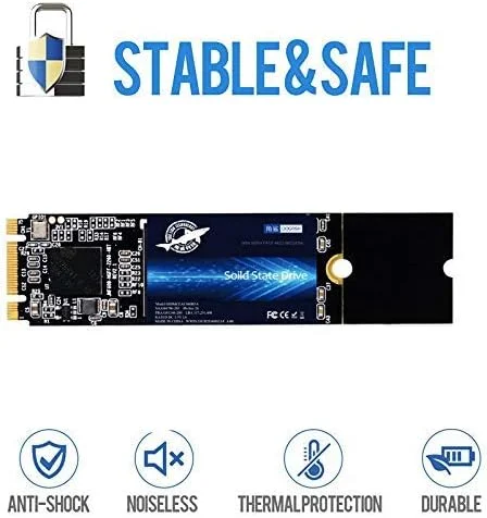 درایو حالت جامد داخلی Dogfish SSD M.2 2280 500GB Ngff، هارد درایو با عملکرد بالا برای لپ تاپ رومیزی SATA III 6Gb/s شامل SSD 120GB 240GB 250GB 480GB 500GB 1TB (500GB, M.2 2280)