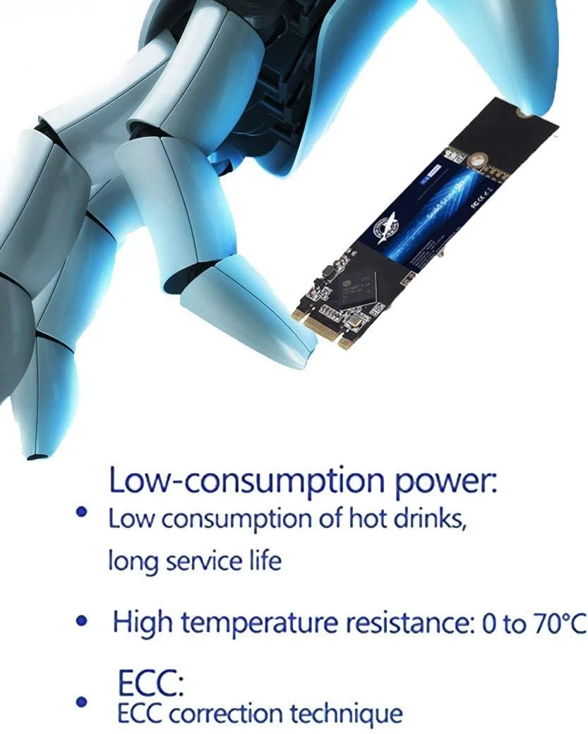 درایو حالت جامد داخلی Dogfish SSD M.2 2280 120GB Ngff با عملکرد بالا برای لپ تاپ رومیزی SATA III 6Gb/s شامل SSD 120GB 240GB 250GB 480GB 500GB 1TB (120GB, M.2 2280)