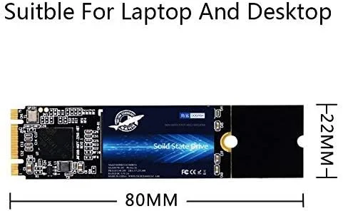 درایو حالت جامد داخلی Dogfish SSD M.2 2280 120GB Ngff با عملکرد بالا برای لپ تاپ رومیزی SATA III 6Gb/s شامل SSD 120GB 240GB 250GB 480GB 500GB 1TB (120GB, M.2 2280)