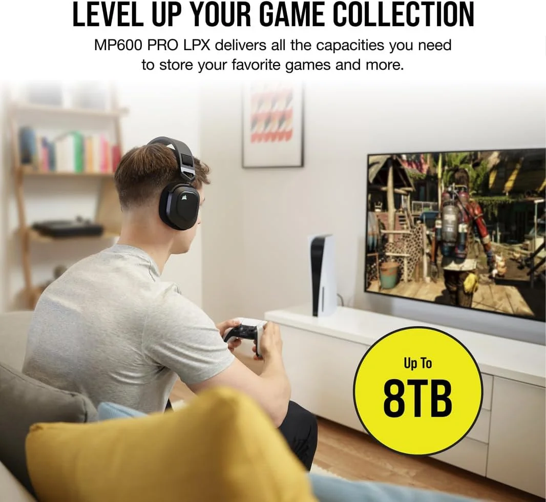 حافظه اس اس دی 8 ترابایتی Corsair MP600 PRO LPX M.2 NVMe PCIe Gen. 4 x4