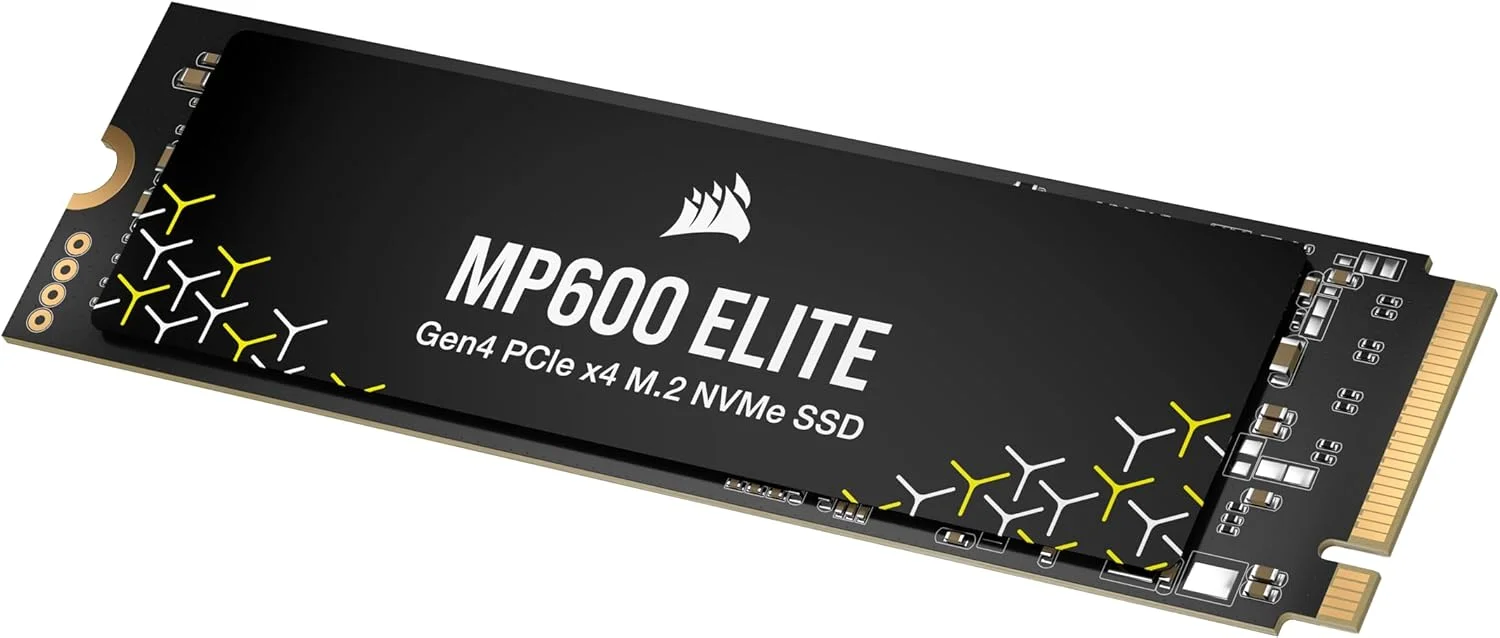 حافظه اس اس دی کورسیر MP600 ELITE با ظرفیت 1 ترابایت، Gen4 PCIe x4 NVMe M.2 (بدون هیت سینک)