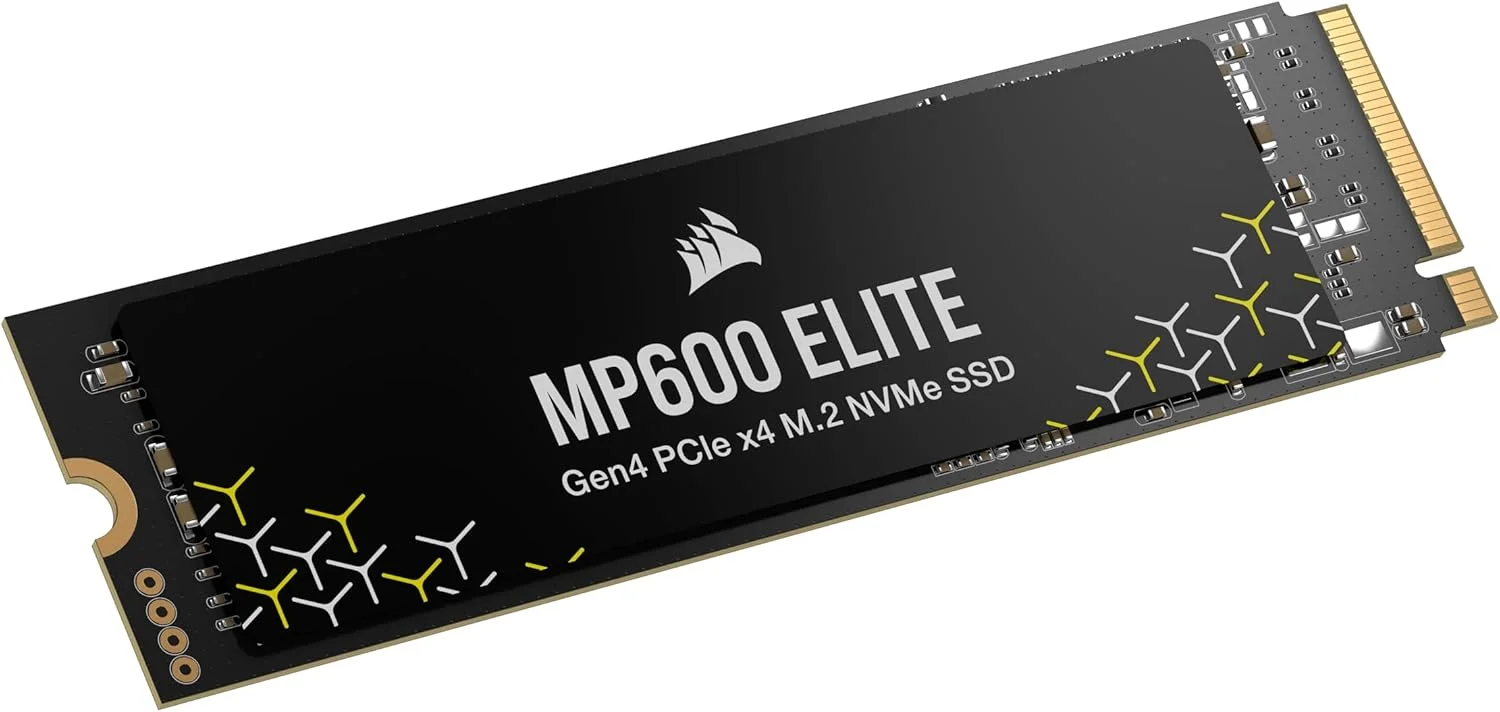 حافظه اس اس دی کورسیر MP600 ELITE با ظرفیت 1 ترابایت، Gen4 PCIe x4 NVMe M.2 (بدون هیت سینک)