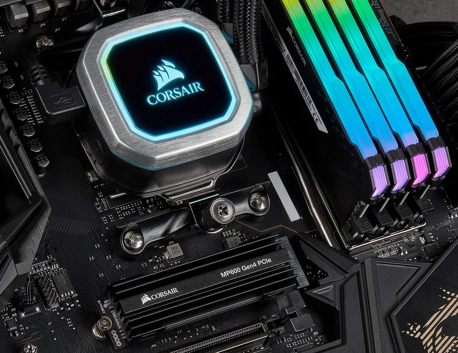 حافظه اس اس دی 500 گیگابایتی Corsair Force Series Gen.4 Pcie Mp600 Nvme M.2