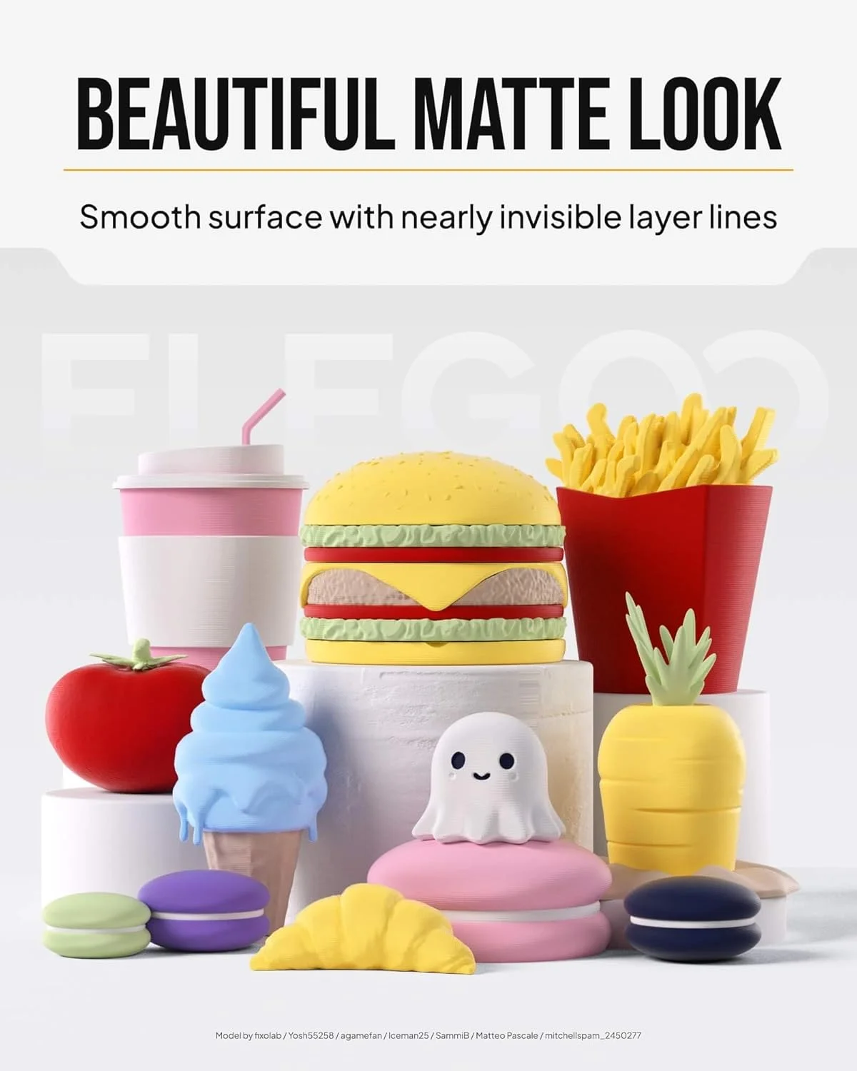 فیلامنت PLA مات ELEGOO، 1.75 میلی متر، سبزآبی، 1 کیلوگرم، فیلامنت پرینتر سه بعدی با دقت بالا، 1 قرقره 1 کیلوگرمی (2.2 پوند) مناسب برای اکثر پرینترهای سه بعدی FDM