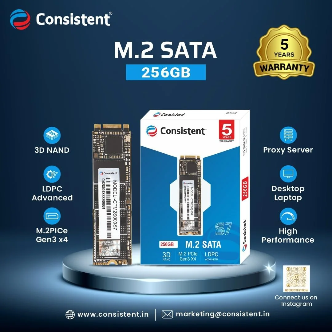 اس اس دی M.2 با ظرفیت 256 گیگابایت