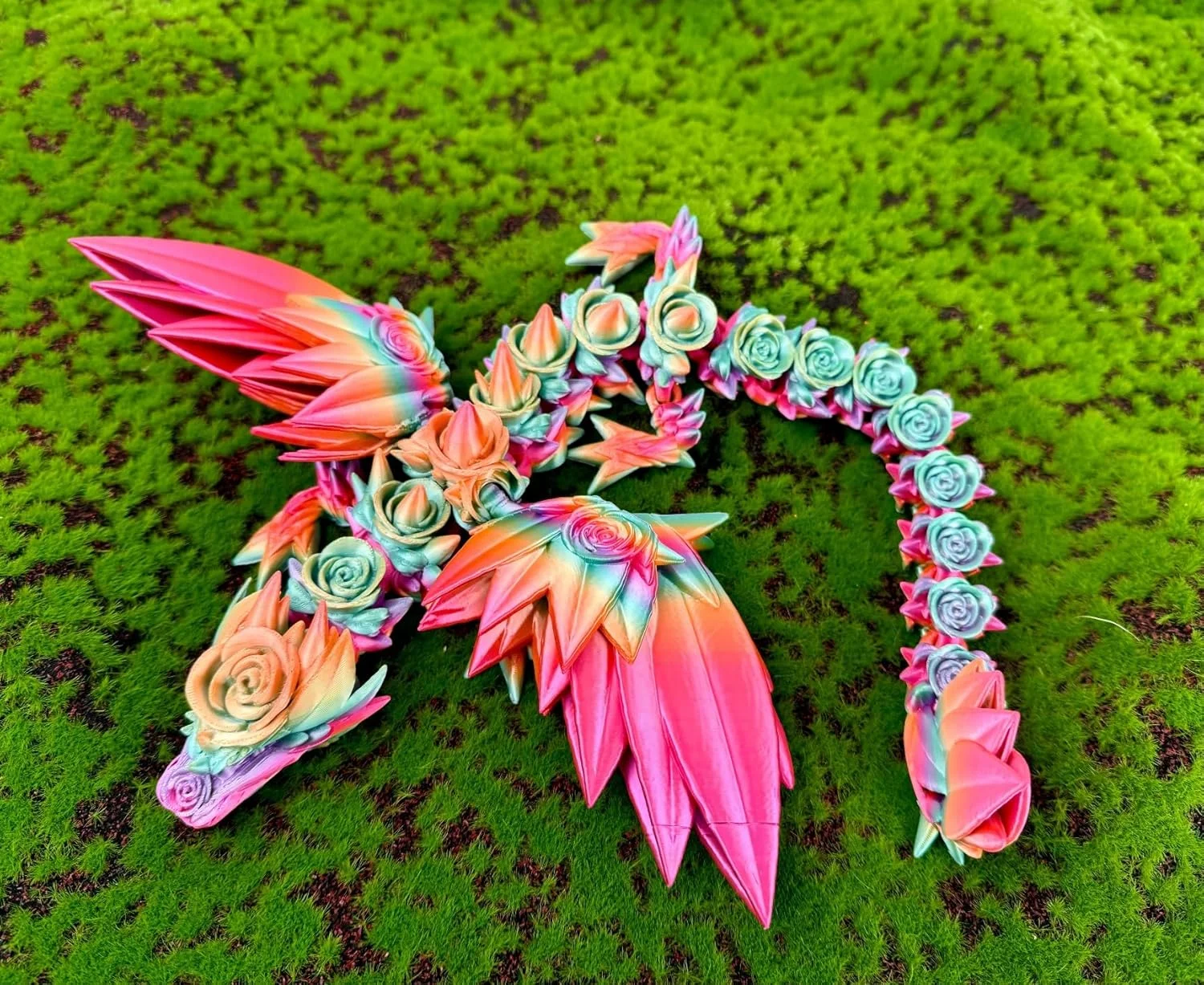 فیلامنت پرینتر سه بعدی PLA 1.75mm، رنگین کمانی ابریشمی آبنباتی، چند رنگ، وزن خالص 1 کیلوگرم (2.2 پوند) دقت +/-0.05mm