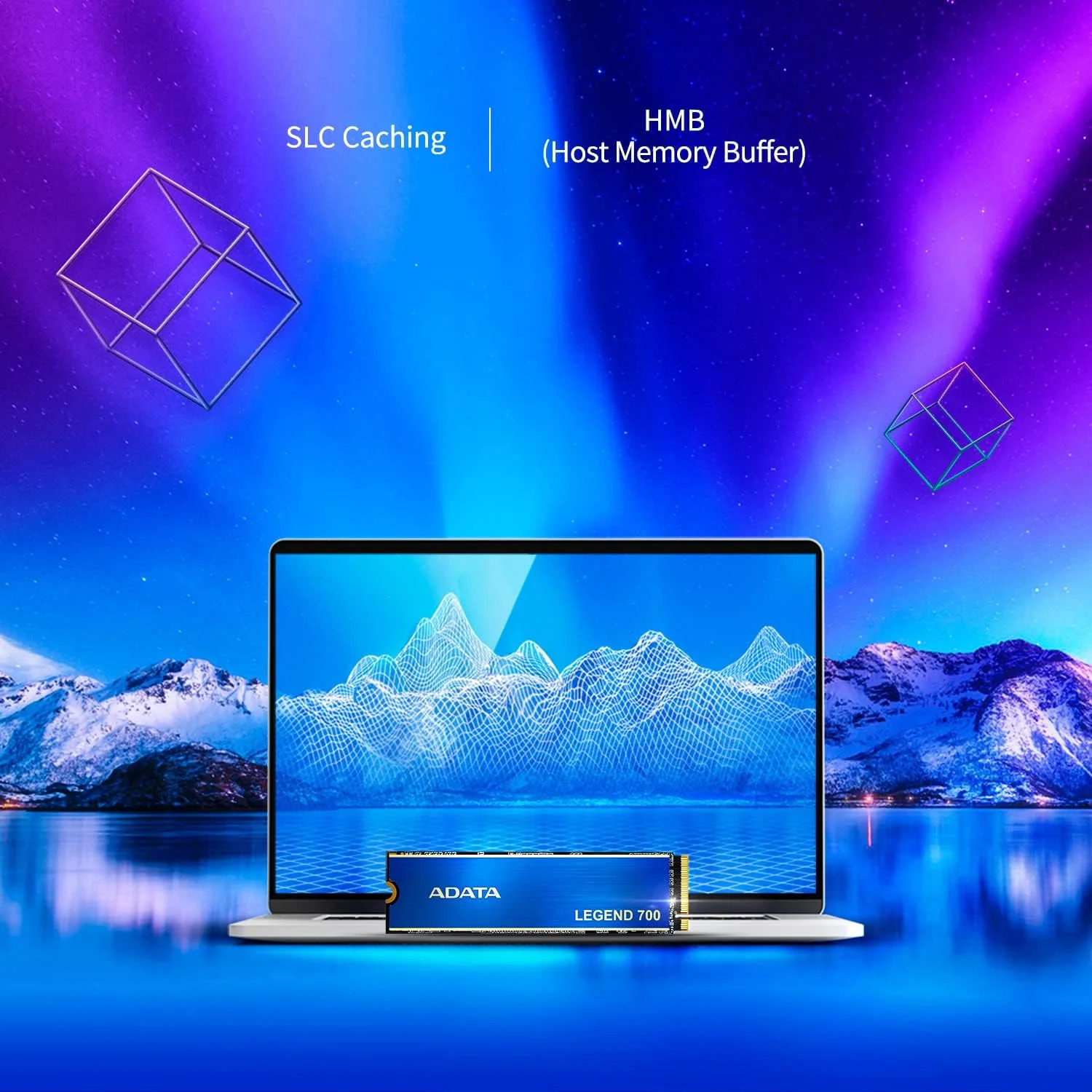 درایو حالت جامد ADATA Legend 700 M.2 با ظرفیت 256 گیگابایت (PCIe Gen3 x4/NVMe 1.3)