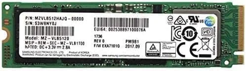 SSD M.2 512GB برای Sam-sung PM981 NVMe PCIe 3.0 x 4