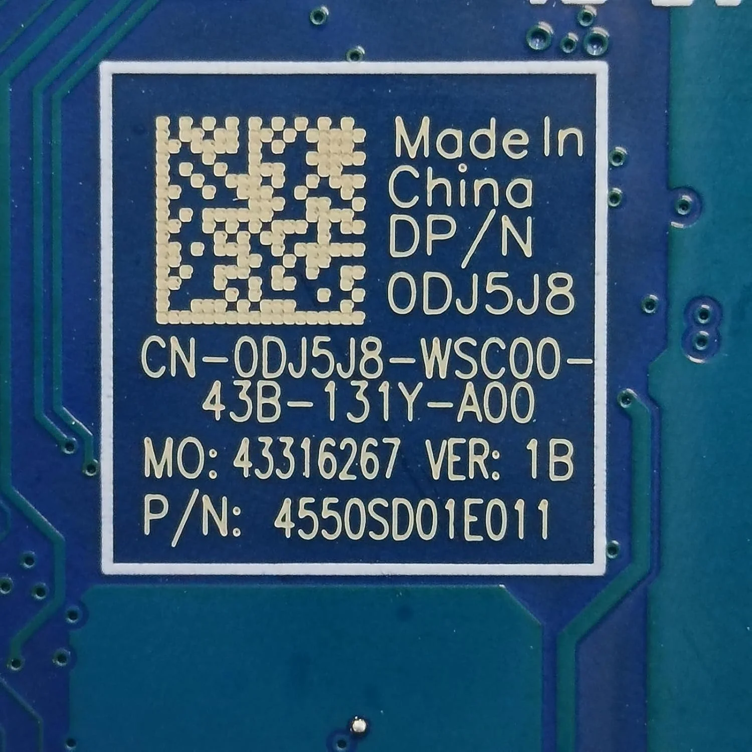 مادربرد جایگزین برای Dell Inspiron 7435 2-in-1 مدل Quake N14 2IN1 AMD 223099-1 XCJ9F$LA، پردازنده Ryzen 5 7530U، رم 8 گیگابایت، 0DJ5J8 DJ5J8