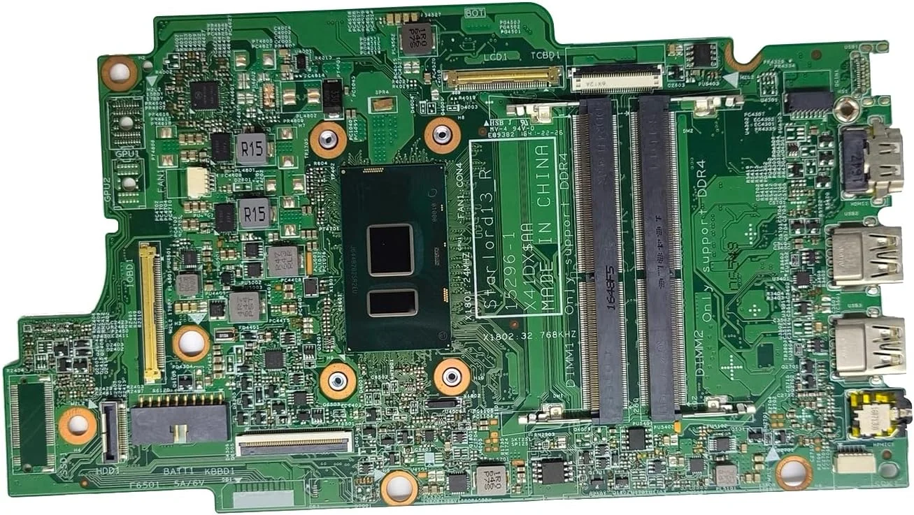 مادربرد جایگزین لپ تاپ مدل Star Lord 13-R 15296-1 مناسب برای Dell Inspiron 13 5368 2-in-1 با پردازنده i3-6100U شماره قطعه 0JV40X JV40X