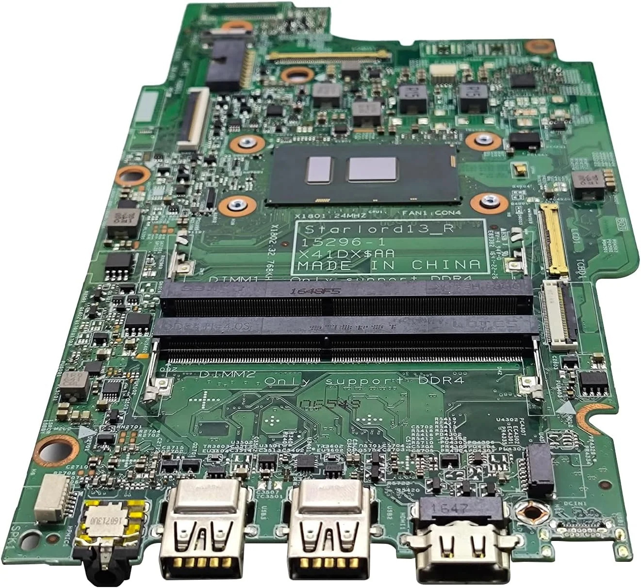 مادربرد جایگزین لپ تاپ مدل Star Lord 13-R 15296-1 برای Dell Inspiron 13 5568 2-in-1، پردازنده i3-6100U، شماره قطعه 0JV40X JV40X