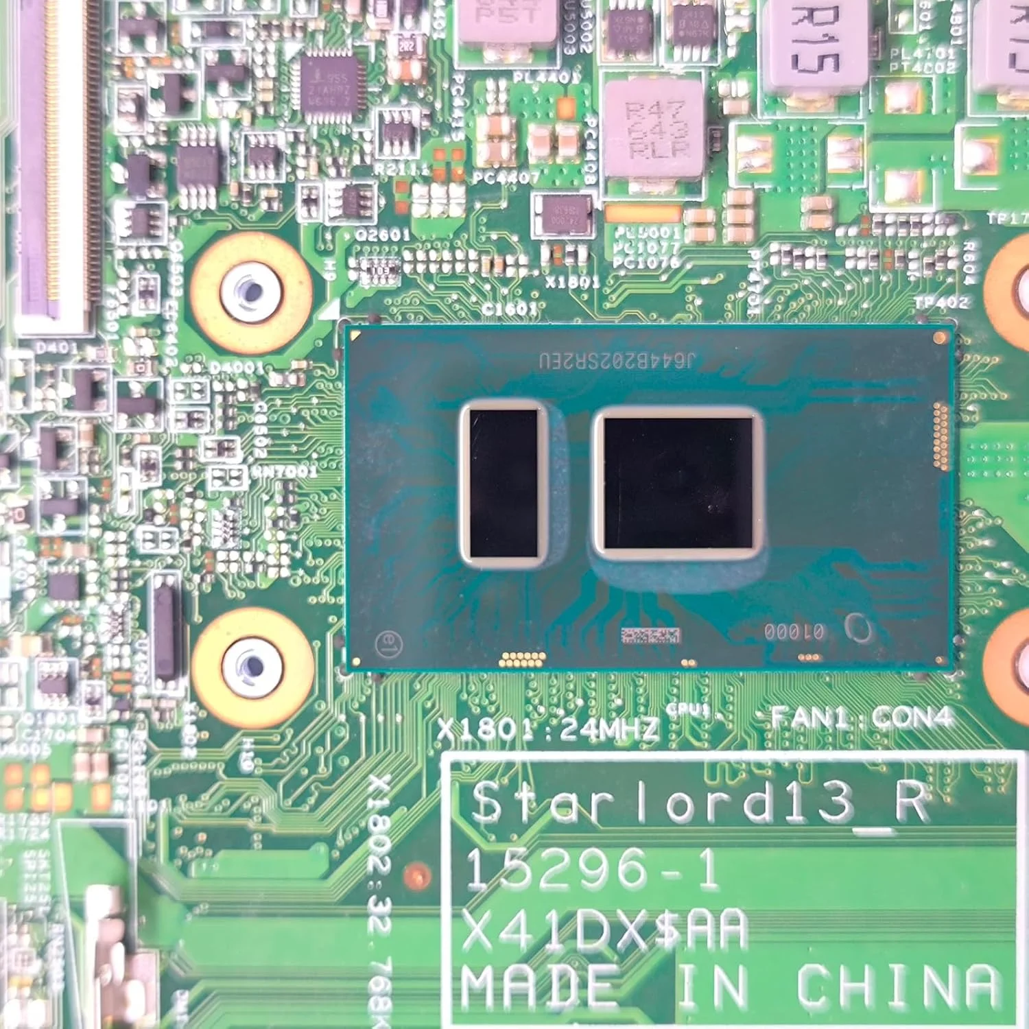 مادربرد جایگزین لپ تاپ مدل Star Lord 13-R 15296-1 مناسب برای Dell Inspiron 13 5368 2-in-1 با پردازنده i3-6100U شماره قطعه 0JV40X JV40X