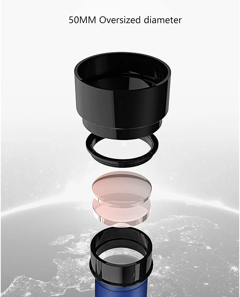 تلسکوپ HD تِمکین برای تماشای پرندگان 600 X 50mm تلسکوپ انکساری با آداپتور تلفن، اپتیک شیشه ای با پوشش کامل