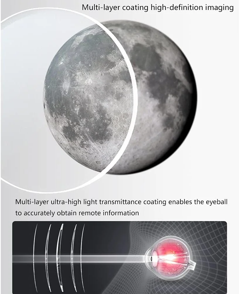 تلسکوپ HD تِمکین برای تماشای پرندگان 600 X 50mm تلسکوپ انکساری با آداپتور تلفن، اپتیک شیشه ای با پوشش کامل