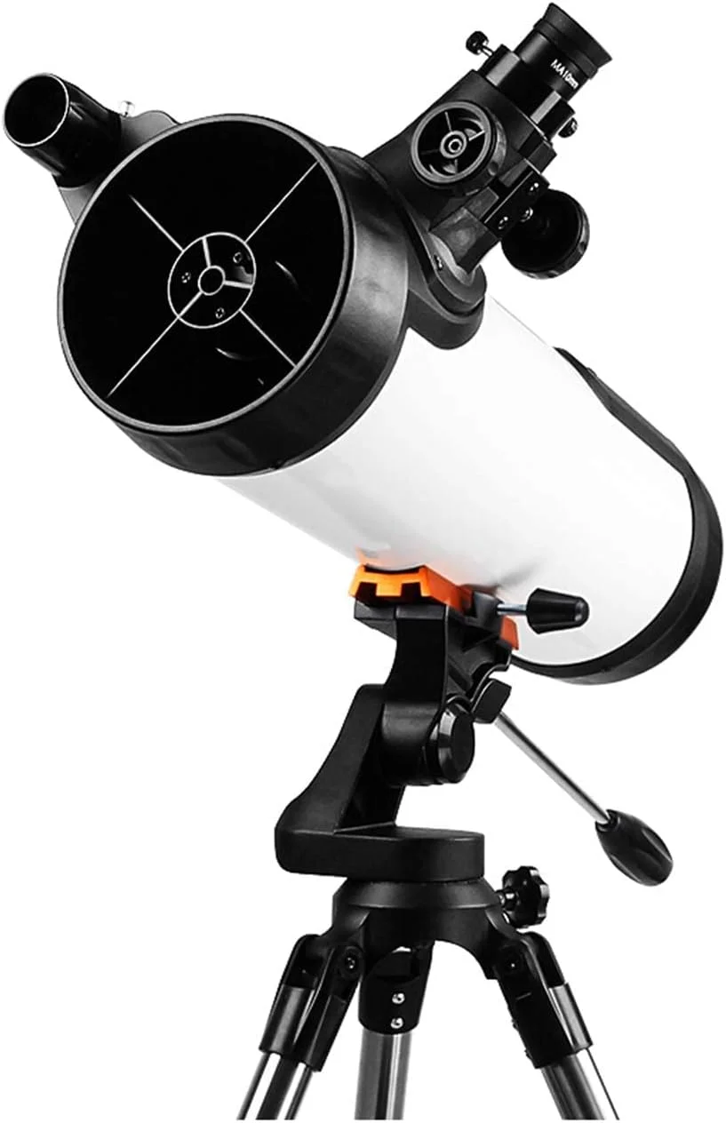 تلسکوپ های نجومی انکساری برای بزرگسالان، تلسکوپ مسافرتی فشرده و قابل حمل، مناسب کودکان و مبتدیان، به همراه 2 چشمی و سه پایه