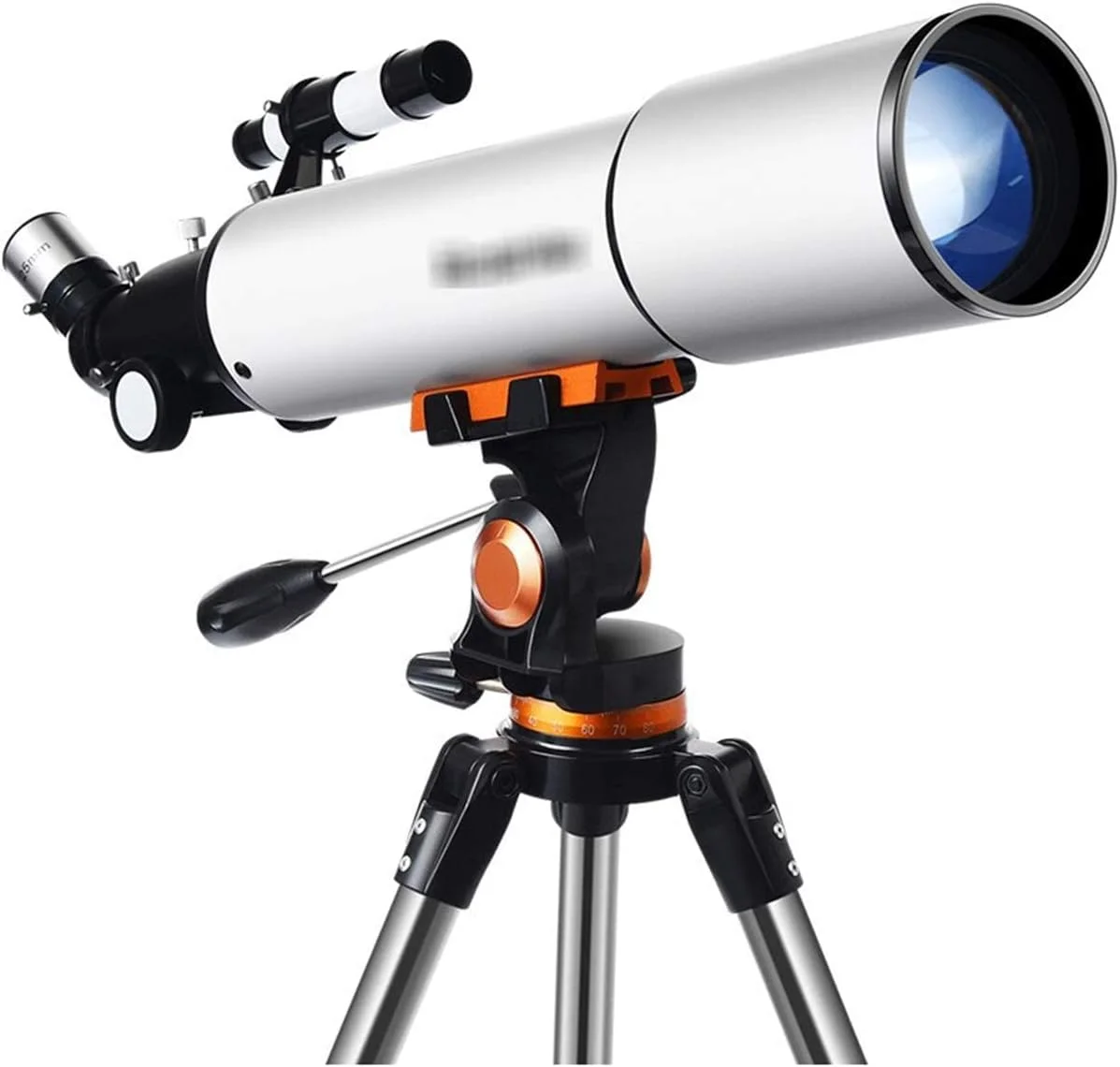 تلسکوپ نجومی انکساری برای بزرگسالان، کودکان و مبتدیان، تلسکوپ انکساری نجومی با سه پایه با ارتفاع قابل تنظیم، تلسکوپ مسافرتی قابل حمل و جمع و جور