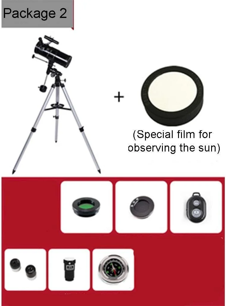 تلسکوپ برای بزرگسالان، تلسکوپ برای مبتدیان و کودکان - تلسکوپ شکستنی با فاصله کانونی 700 میلی‌متر و تلسکوپ مسافرتی برای مشاهده ماه و سیارات با چشمی 10 میلی‌متری/25 میلی‌متری، پایه تلفن هوشمند و سه پایه