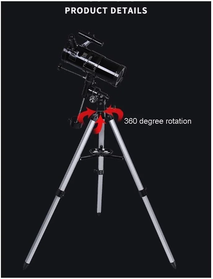 تلسکوپ برای بزرگسالان، تلسکوپ برای مبتدیان و کودکان - تلسکوپ شکستنی با فاصله کانونی 700 میلی‌متر و تلسکوپ مسافرتی برای مشاهده ماه و سیارات با چشمی 10 میلی‌متری/25 میلی‌متری، پایه تلفن هوشمند و سه پایه