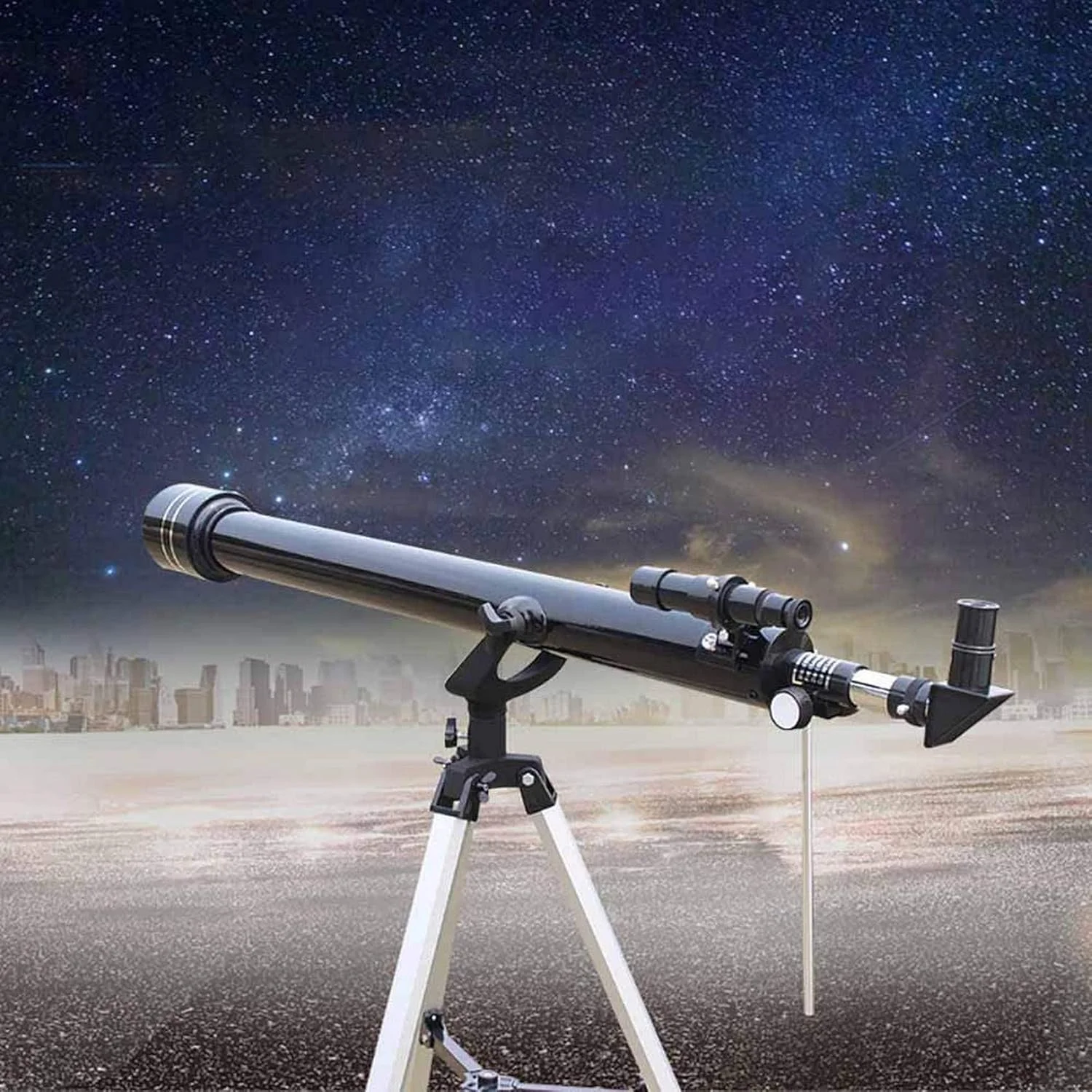 تلسکوپ فضایی انکساری با سه پایه قابل تنظیم، تلسکوپ های تک چشمی، اسباب بازی های آموزشی برای مبتدیان و کودکان