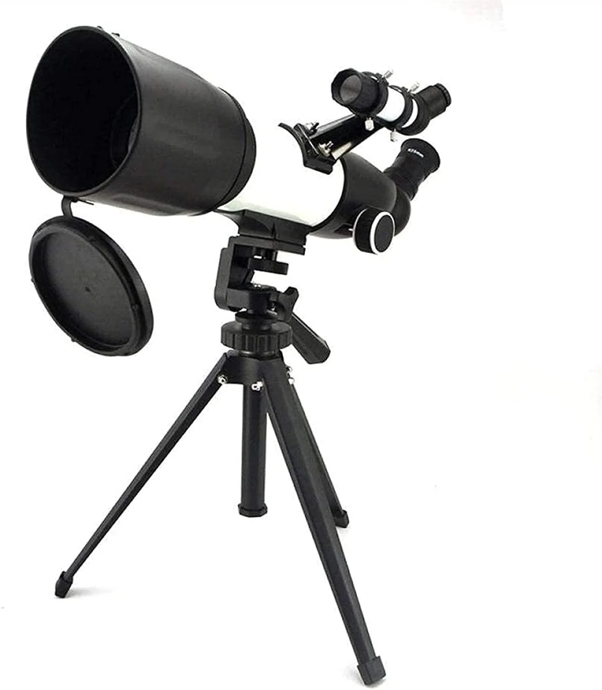 تلسکوپ نجومی انکساری 120X با برد بلند برای رصد آسمان، ماه و مشتری به همراه پایه برای کمپینگ و پیاده‌روی