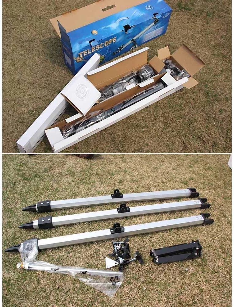 تلسکوپ فضایی انکساری با سه پایه قابل تنظیم، تلسکوپ های تک چشمی، اسباب بازی های آموزشی برای مبتدیان و کودکان