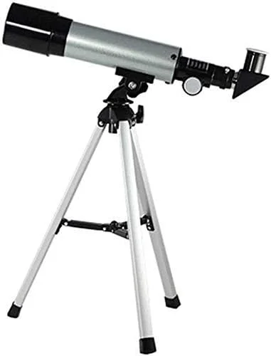 تلسکوپ شکستی قابل حمل با فاصله کانونی 700 میلی‌متر، اپتیک شیشه‌ای با پوشش کامل، تلسکوپ ایده‌آل برای مبتدیان به همراه سه‌پایه