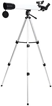 تلسکوپ برای افراد مبتدی، دهانه 60 میلی‌متری، تلسکوپ شکستنی فشرده نجومی 700 میلی‌متری با آداپتور تلفن هوشمند، سه‌پایه و لنز منشوری