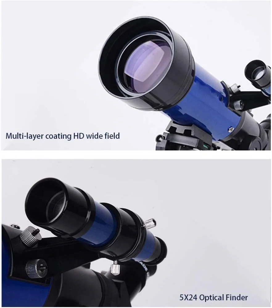 تلسکوپ نجومی 70 میلی‌متری تک‌چشمی آسمان برای مسافرت در فضای باز، تلسکوپ شکستنی فضایی مبتدی کودکان، تک‌چشمی فضایی بزرگسالان