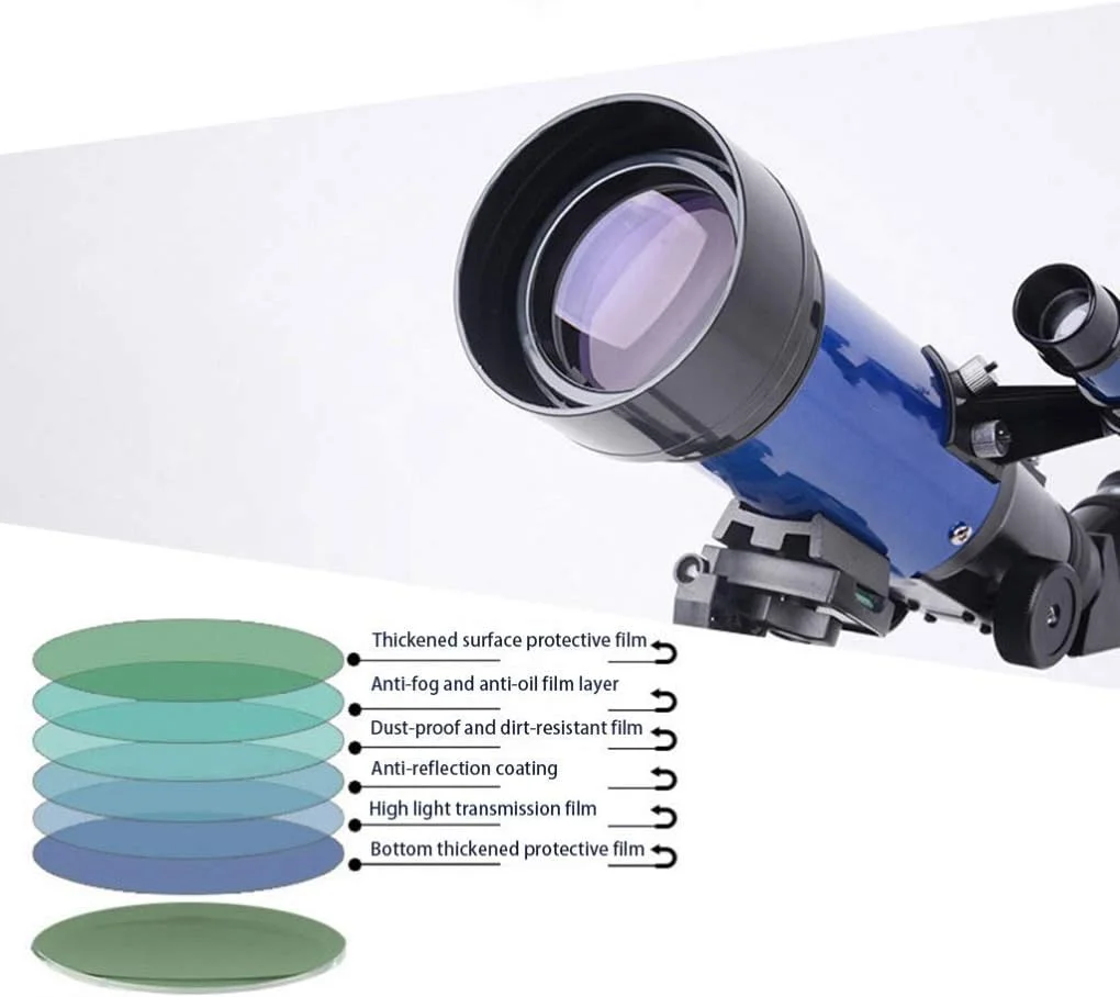 تلسکوپ نجومی 70 میلی‌متری تک‌چشمی آسمان برای مسافرت در فضای باز، تلسکوپ شکستنی فضایی مناسب کودکان، تک‌چشمی فضایی مناسب بزرگسالان