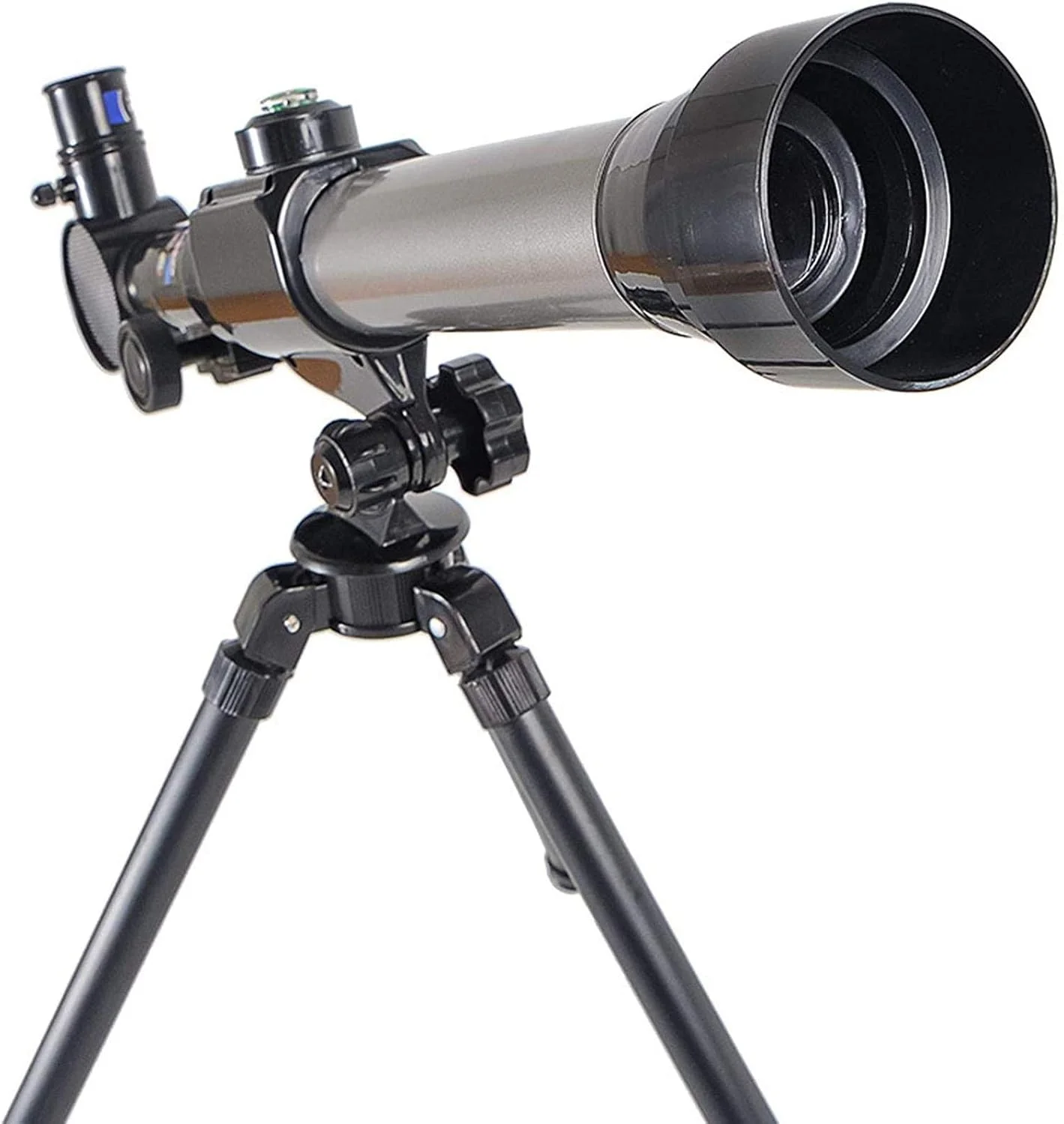 تلسکوپ تک چشمی تمکین، دهانه 50 میلی‌متر، فاصله کانونی 600 میلی‌متر، تلسکوپ‌های شکست نور نجومی، دهانه برای کودکان، بزرگسالان، مبتدیان، شکست نور قابل حمل با سه پایه