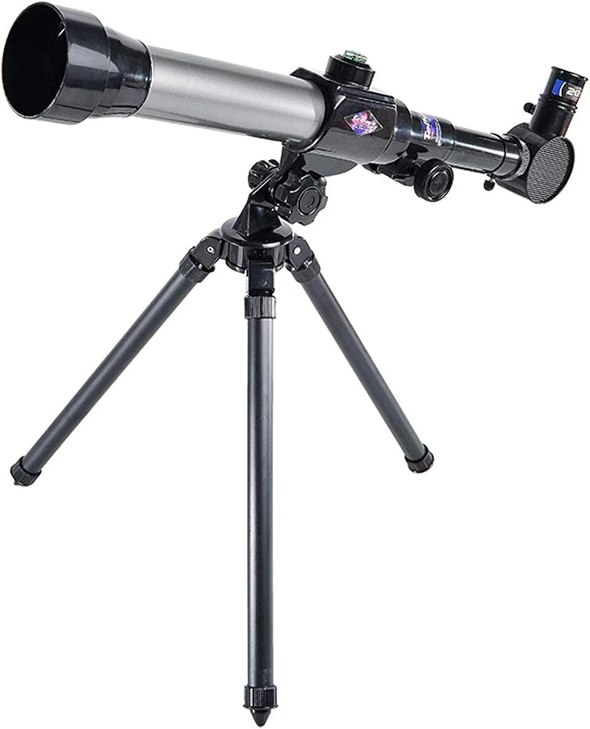 تلسکوپ تک چشمی تمکین، دهانه 50 میلی‌متر، فاصله کانونی 600 میلی‌متر، تلسکوپ‌های شکست نور نجومی، دهانه برای کودکان، بزرگسالان، مبتدیان، شکست نور قابل حمل با سه پایه