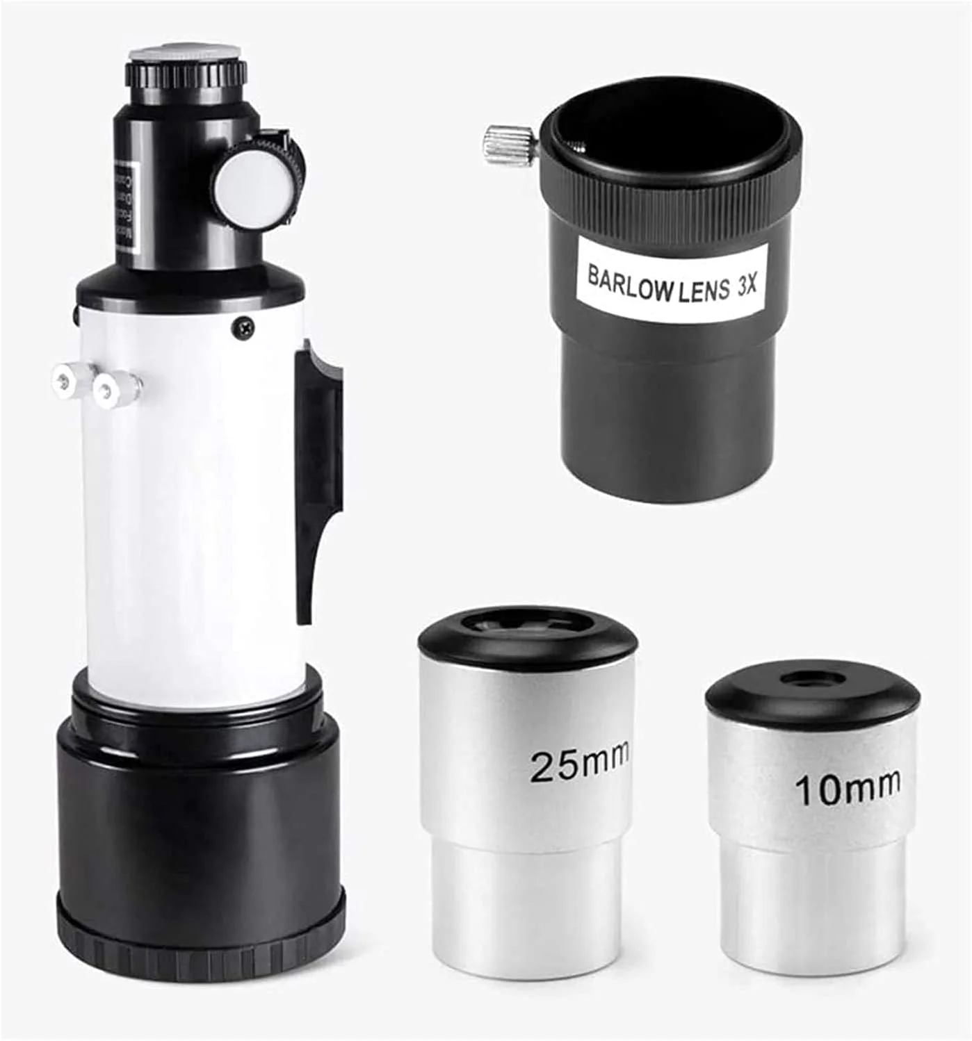 تلسکوپ منوچشمی 8-12 برای کودکان، تلسکوپ نجومی آموزشی کودکان، منوچشمی فشرده مبتدی، تلسکوپ شکستی آلیاژ آلومینیوم