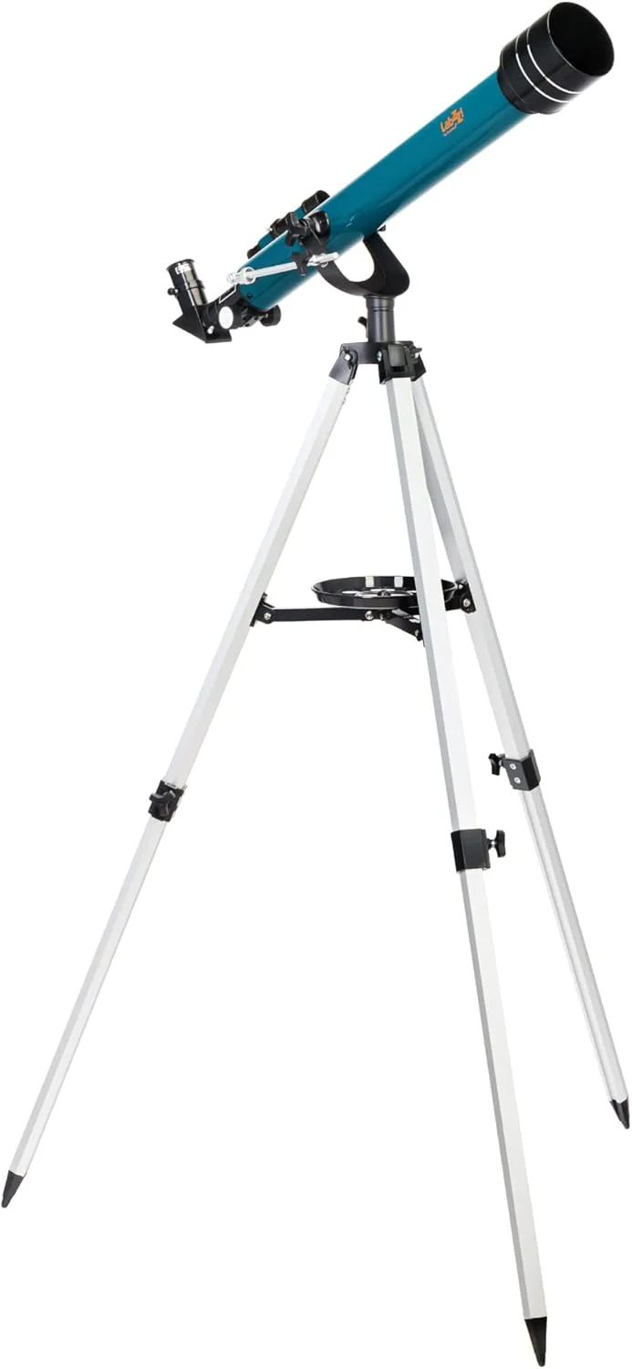 تلسکوپ شکستی مسافرتی قابل حمل 60 میلی‌متری Levenhuk LabZZ TK60 با کیف و لوازم جانبی برای کودکان