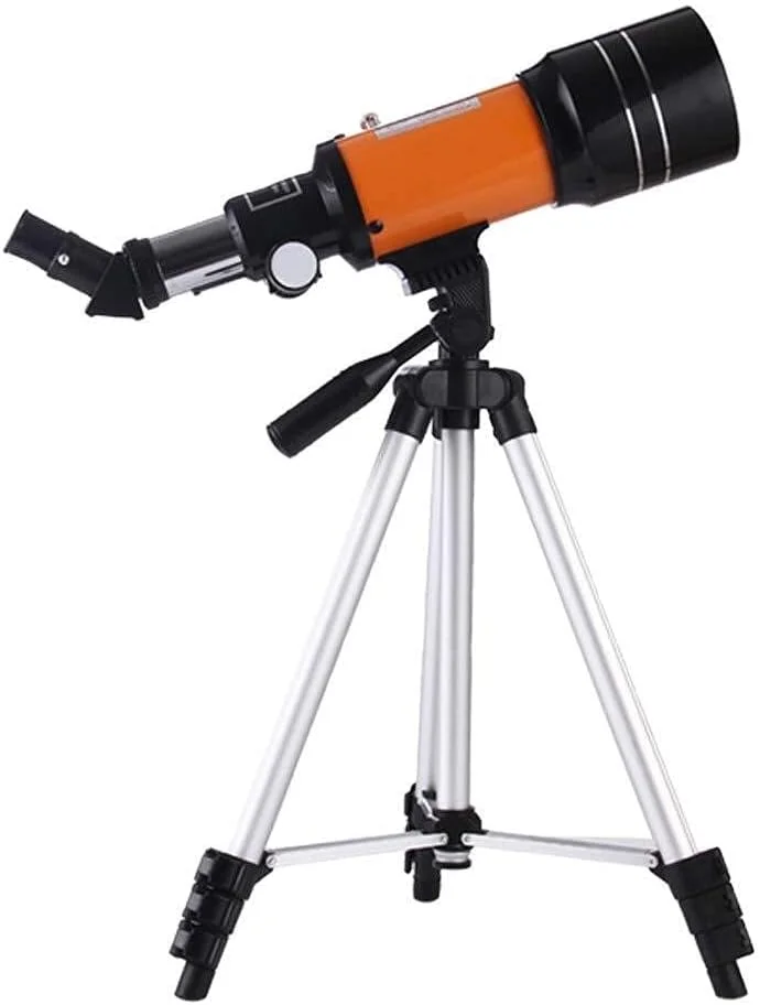 تلسکوپ شکستنی استوایی KOHARA با بزرگنمایی 150 برابر، تلسکوپ مسافرتی قابل حمل با سه پایه برای فضای باز و تماشای ستارگان