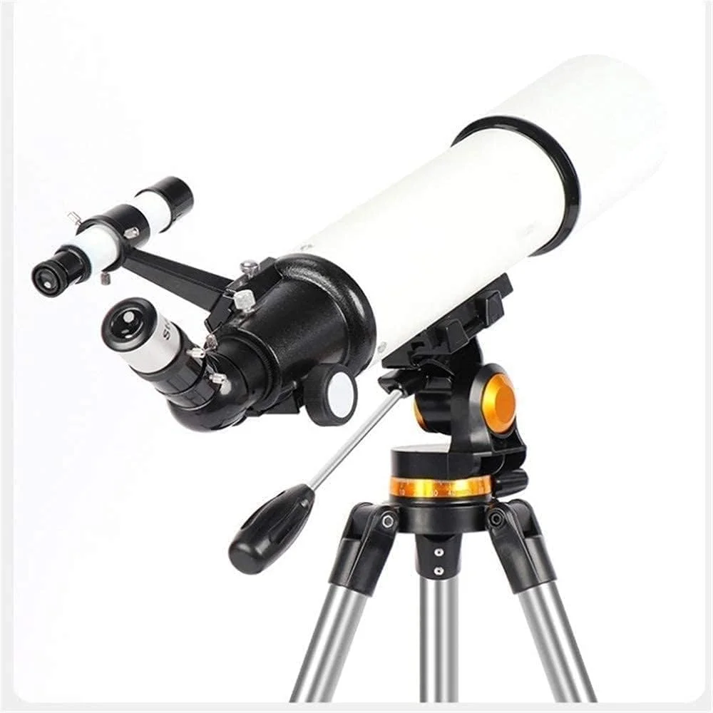 تلسکوپ انکساری قابل حمل KOHARA با اپتیک شیشه ای پوشش داده شده - تلسکوپ ایده آل برای مبتدیان - بسته نرم افزاری نجوم